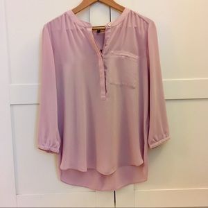 Dusty rose professional top.